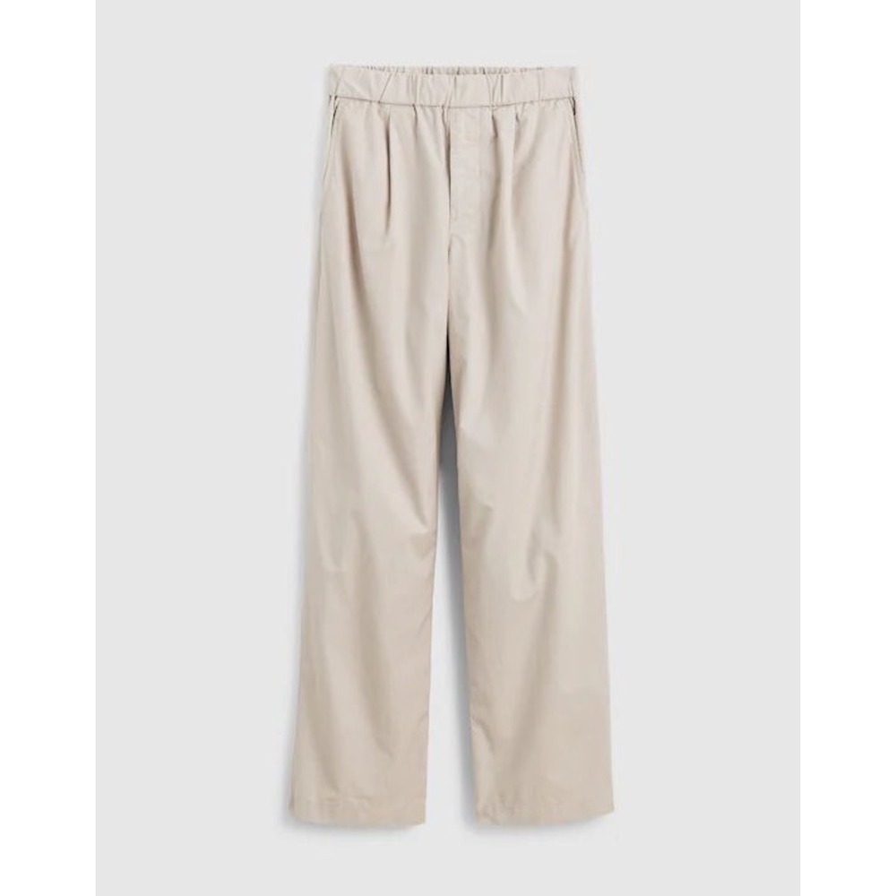 Madewell mens  pleated poplin pull on ant NWT